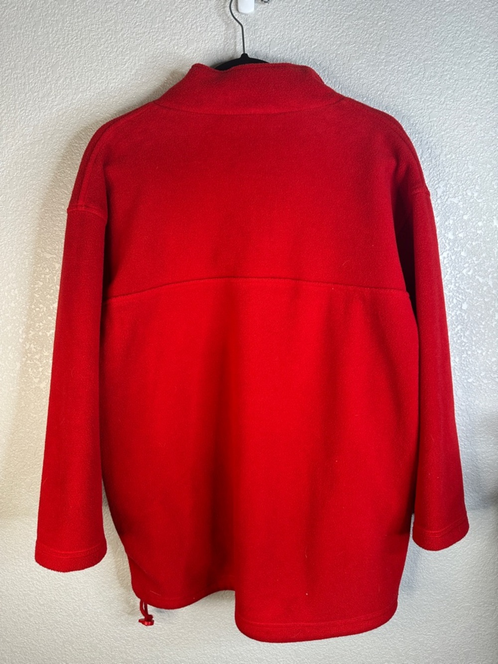 Lauren Ralph Lauren Red Vintage Women’s Pull Over Long Sleeve Fleece Sweatshirt - Picture 4 of 9